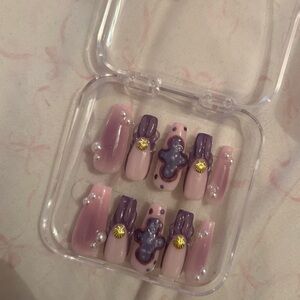 PURPLE MERMAID NAILS